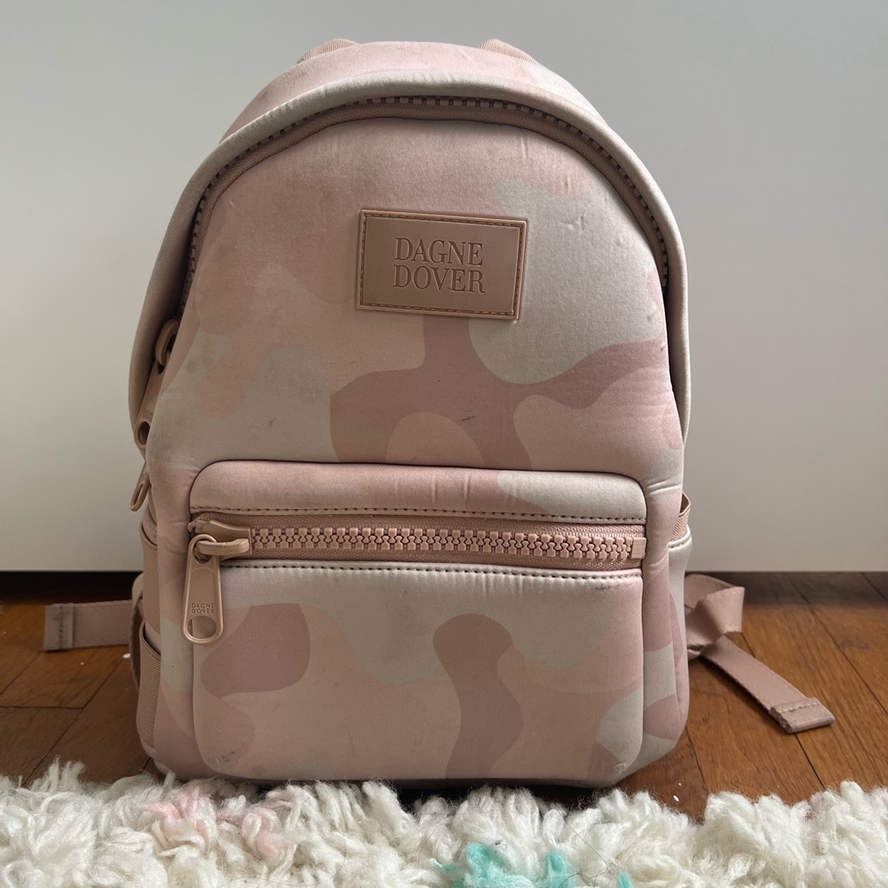 Dagne Dover Pink Camo Mini Dakota Backpack